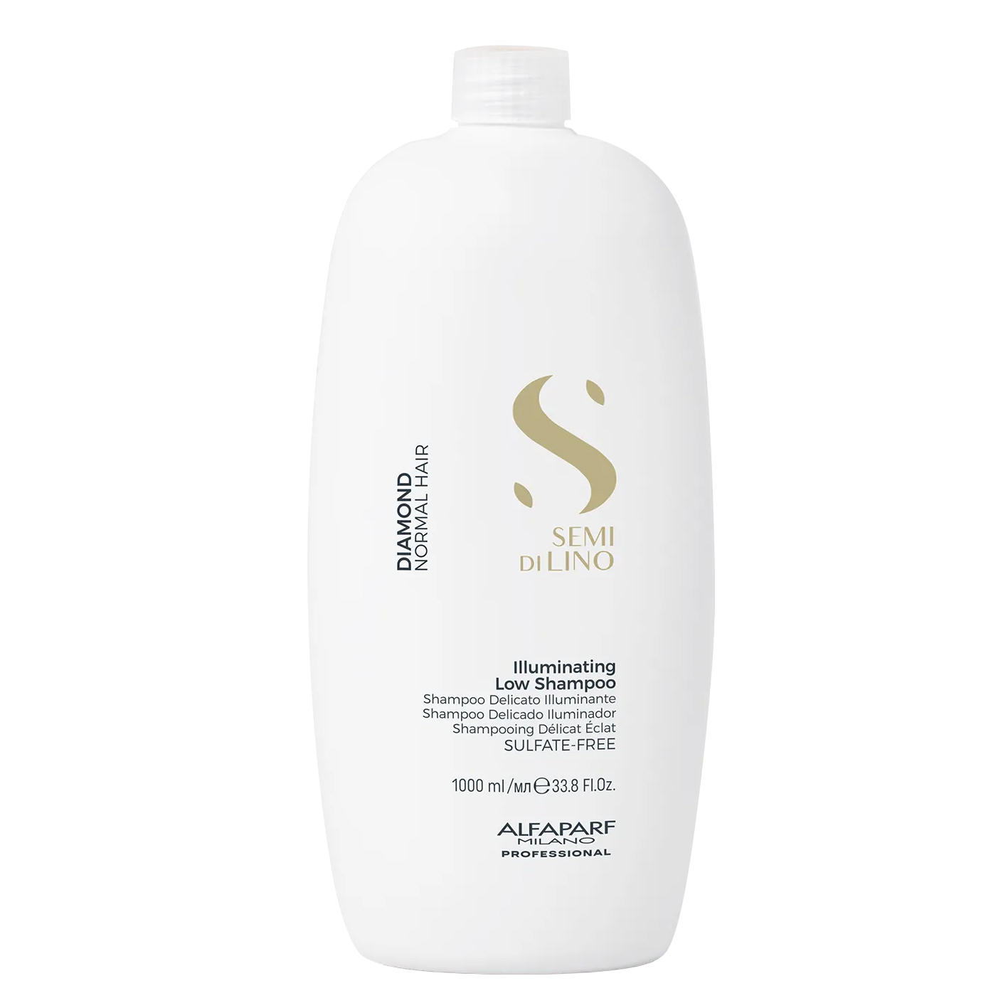ALFAPARF SEMI DI LINO SHAMPOO DIAMANTE ILLUMINATING X 1000 ML.